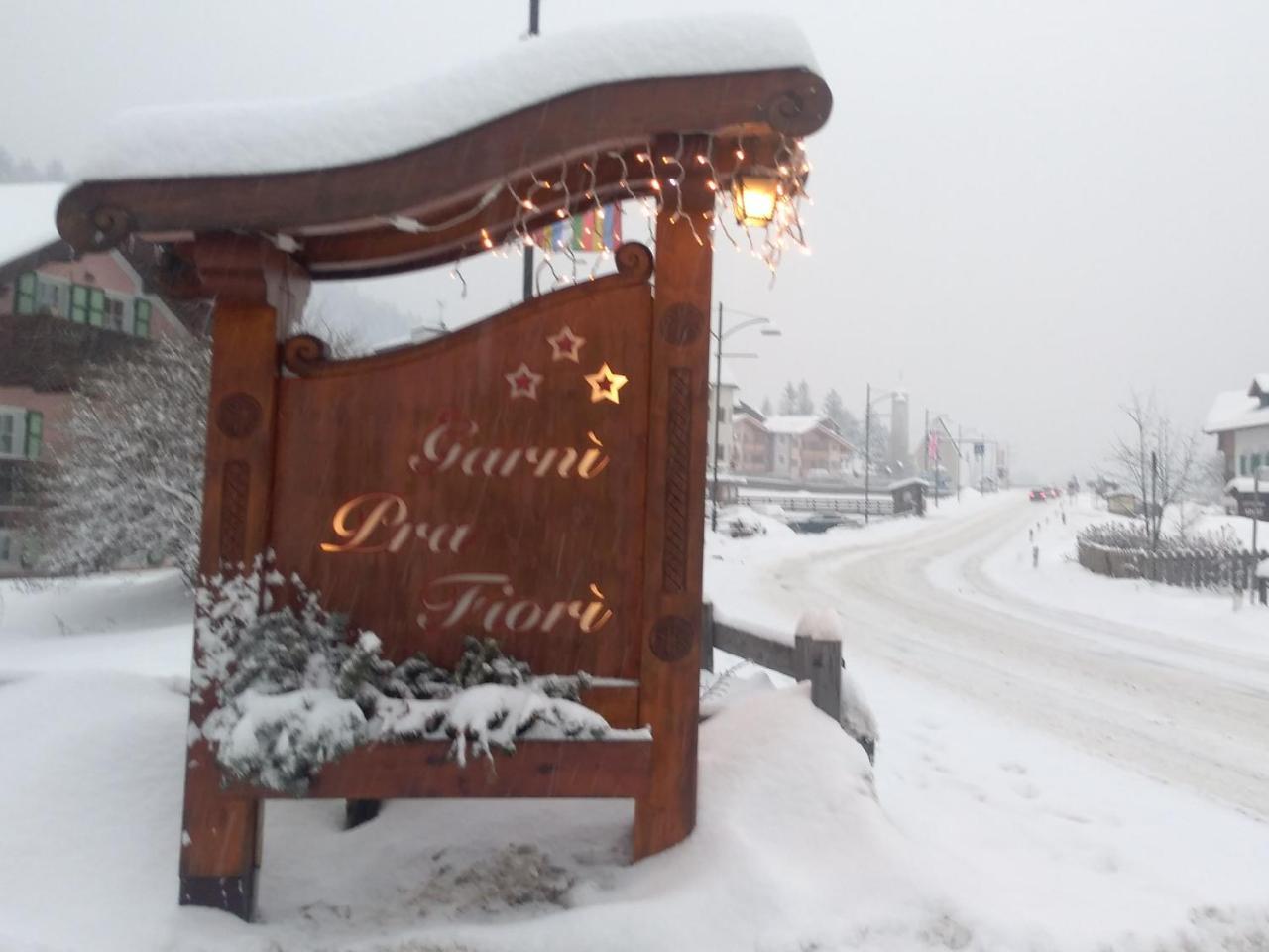 Garni Pra Fiori Hotel Campitello di Fassa Exterior foto